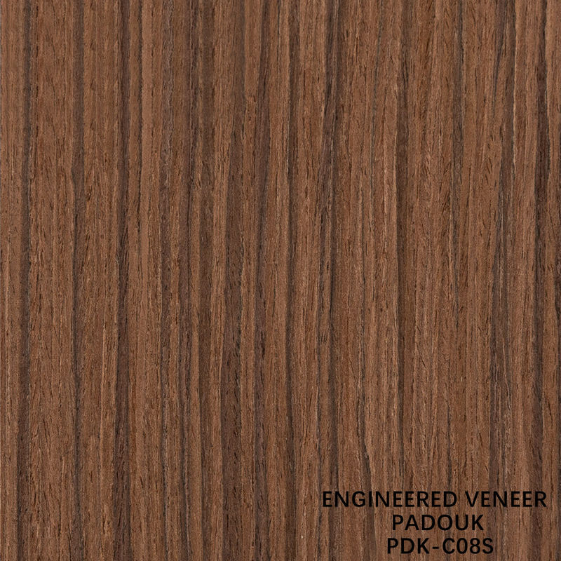 Fancy Engineered Wood Veneer Of Quandong Ketebalan 0,18-0,6mm Untuk Dekorasi Hotel Dapat Disesuaikan