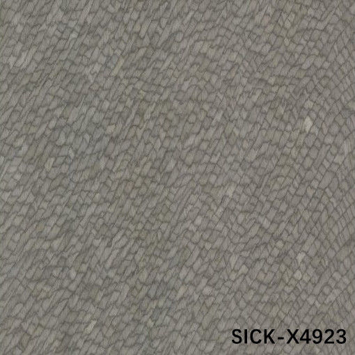 High-End Custom SI.CK-X4923 Insinyur Kayu Veneer Perak Buaya Kulit Rangka Tekstur Untuk Panel mewah