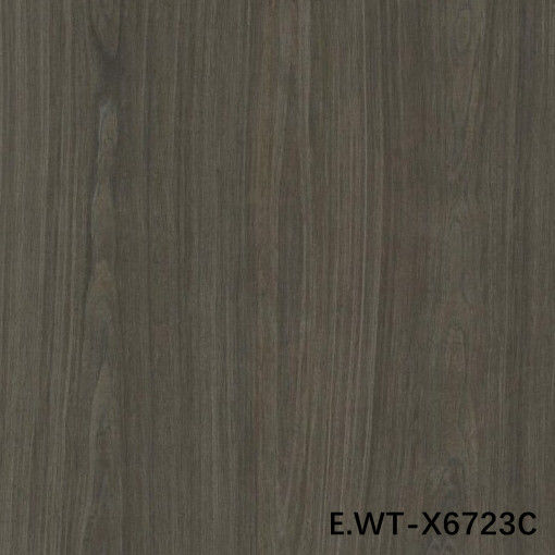 High-End Engineered Wood Veneer Walnut Eropa E.WT-X6723C Crown Dark Brown untuk Dekorasi Hotel China OEM Factory