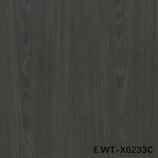 High-End Engineered Wood Veneer European Walnut E.WT-X6233C Crown Cut Dark Brown 2850mm Ukuran Panjang Untuk Wall Paper
