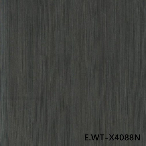 High-End Engineered Wood Veneer European Walnut E.WT-X4088N Quarter Cut Straight Dark Brown E0 Grade untuk Pabrik Lemari