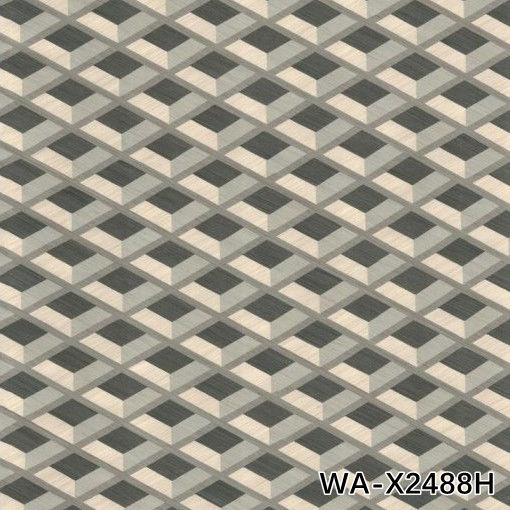 High End Custom Engineered Wood Veneer Lattice Tekstur Ukuran Panjang Untuk Dekorasi Hotel