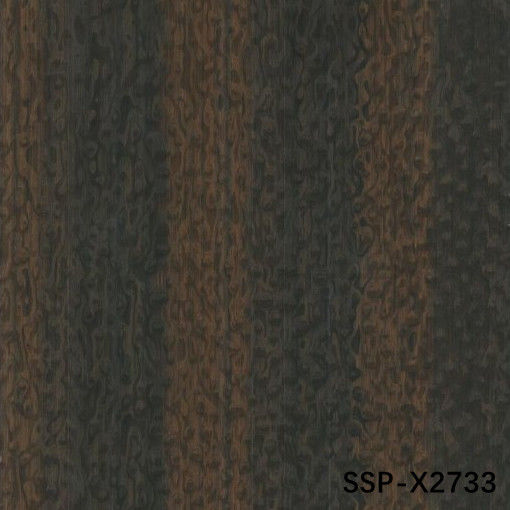 Veneer Kayu Rekayasa Sapele Pommele Asap Ukuran Memanjang 2500-3100 mm X2733 Desain Italia