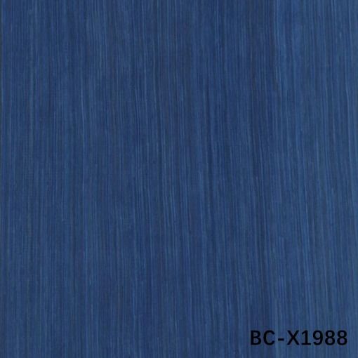 Teknik kayu veneer berwarna biru kisi tekstur modern desain pintu kayu 3100mm dapat membuat salinan dari sampel Anda