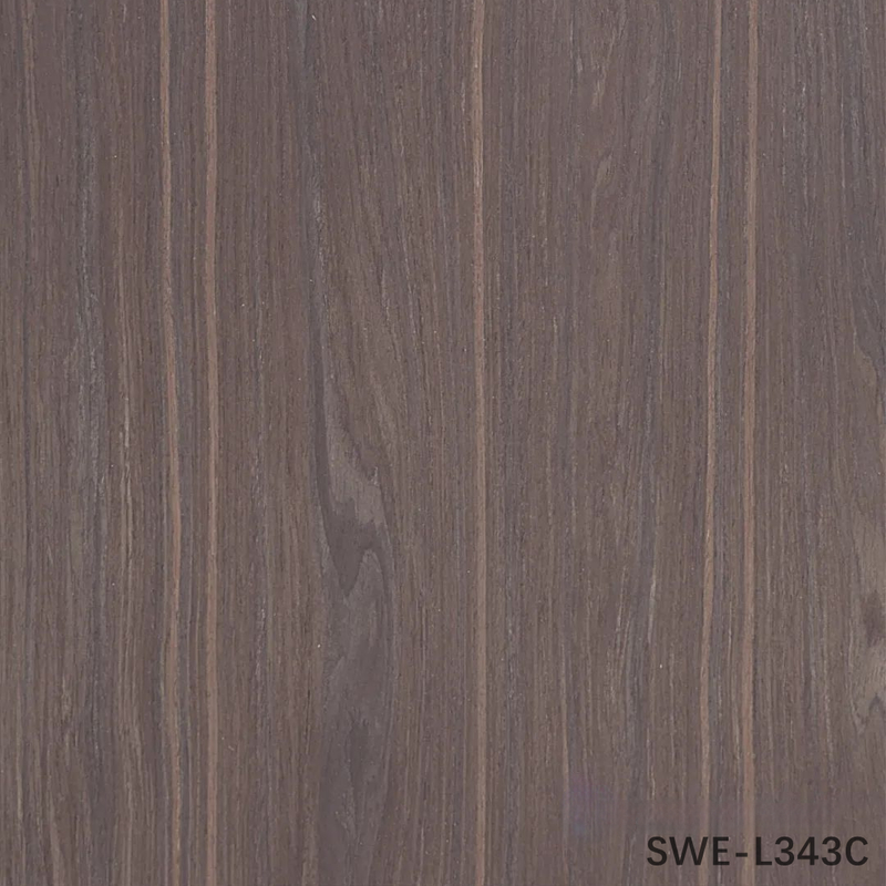 Desain Baru Veneer Kayu Eucalyptus Asap Rekomposisi Mewah SWE-L343C/L439C 2500*640mm Untuk Desain Pintu Kayu