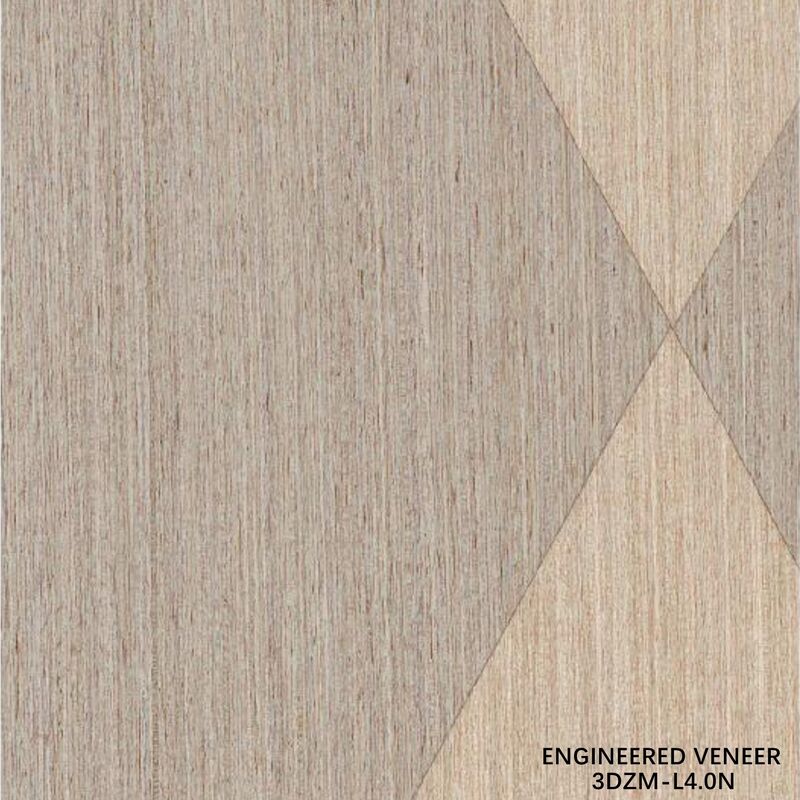 Veneer Rekayasa Dekoratif 3D untuk Dekorasi Hotel/Residensial, Ukuran & Tekstur Kustom 3DZM-L4.0N
