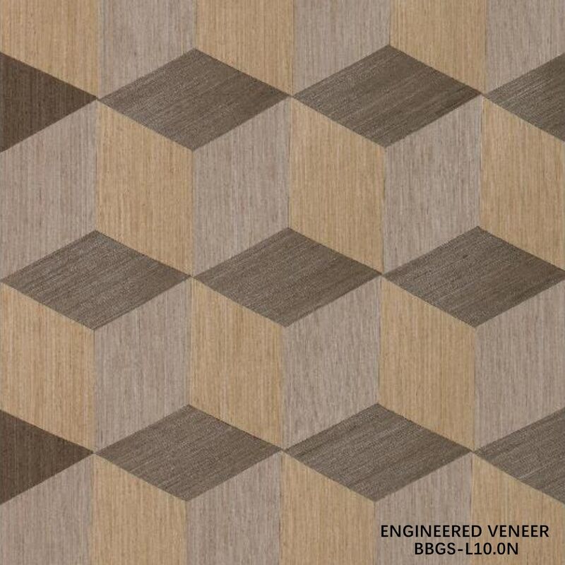 Pasokan Pabrik Veneer Kayu Rekayasa Ketebalan 0,5mm BBGS-L10.0N Untuk Dekorasi Hotel