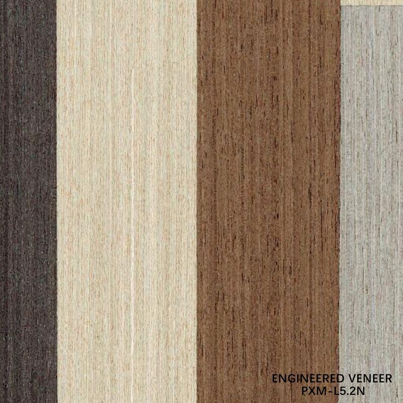 PXM-L5.2N Veneer Kayu Buatan Ukuran Diperpanjang 3100mm, Dimensi Diperpanjang Khusus, Pasokan Massal Untuk Produksi Menghadapi Panel