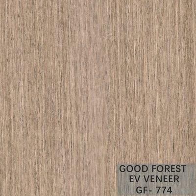 Veneer Kayu Rekayasa EV Veneer Natural Oak Crown Cut / Straight Grain