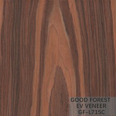 Direkayasa Veneer Santos Rose Wood Crown Cut Layanan Disesuaikan