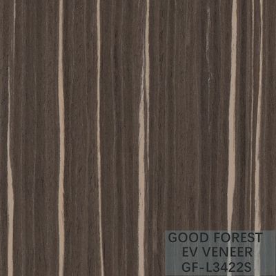 Direkayasa Veneer Dark Vine Sliced ​​Cut Technics Lurus Grain
