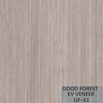 Wallpaper Veneer Kayu Perak Aprikot Direkayasa Butir Vertikal