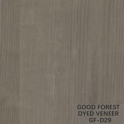 OEM Dicelup ASH Grey Veneer Crown Cut / Grain Tekstur Lurus / Tidak Teratur