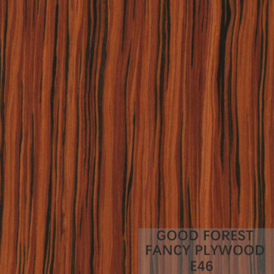 Fancy Santos Rosewood Veneer Sheets Dukungan Kayu Lapis Disesuaikan