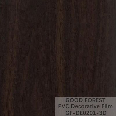 Film PVC Hitam Hias 1260mm - Lebar Butir Kayu 1330mm