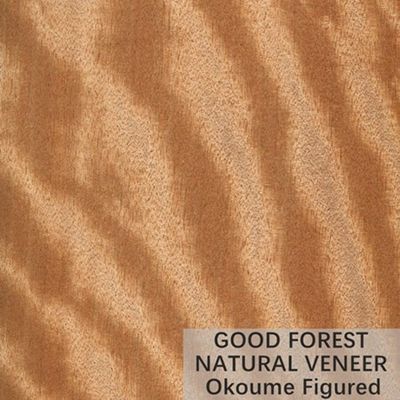 Kayu Lapis Veneer Kayu Alami Okumen Disesuaikan dengan Ketebalan 0,18 - 0,55mm