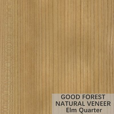 ELM Natural Wood Veneer Crown Cut Grain Memberikan Layanan yang Disesuaikan