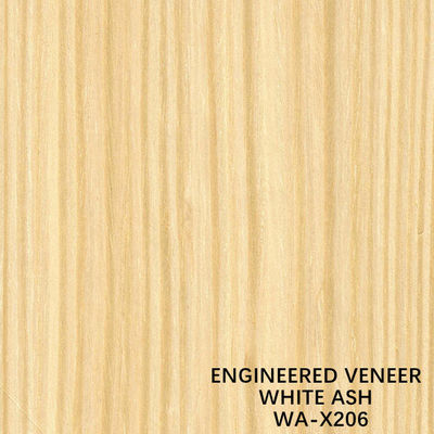Lembar Veneer Kayu Abu Putih yang Dikomposisi Ulang Wa-X206 Quarter Cut Untuk Kayu Lapis Mewah