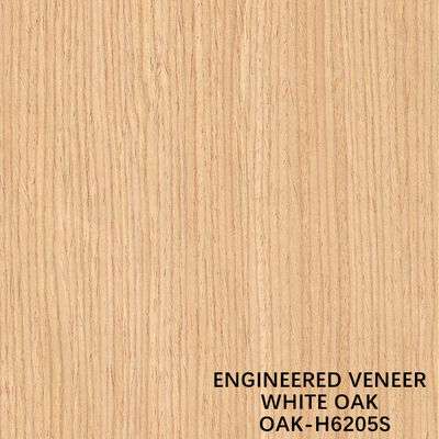 Kulit Pintu Veneer Kayu Direkayasa OEM White Oak Yellow Vertical Grain H6205S 2500-3100mm