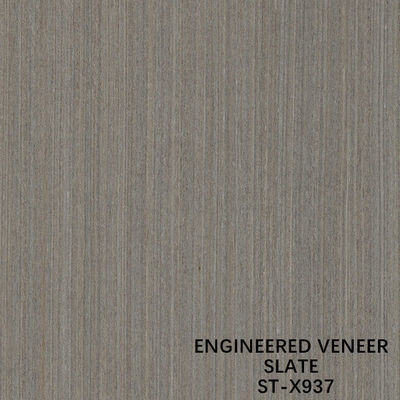Cabinet Fancy Recomposed Slate Wood Veneer Walnut X937 Fineline Grain Diperpanjang Ukuran 3100mm Dari Produsen China Iso