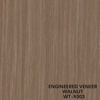 Fancy Recomposed Black Walnut Wood Veneer X003 Untuk Pintu Dan Jendela