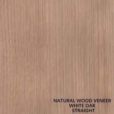 American Natural Oak Wood Veneer Quarter Cut / Straight Grain AAA Grade Thickness 0.5-0.55mm Untuk Kabinet Wajah