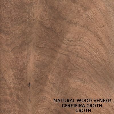 Dekorasi Hotel America Natural Cherry Crotch Veneer Aaa Grade Grain Khusus