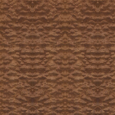 2745mm Hotel Bubinga Plywood Pommele Grain Base MDF / Chipboard / Papan Partikel