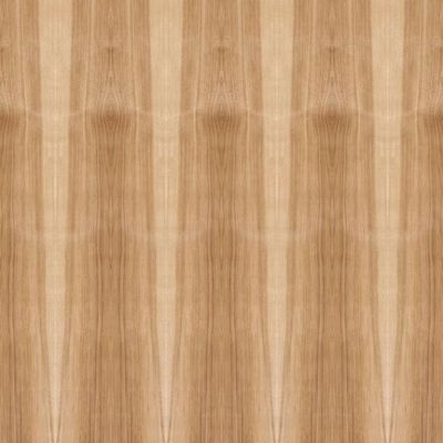 Faced Natural Hickory Wood Veneer Special Bicolor Straight Grain 2440 / 2745mm