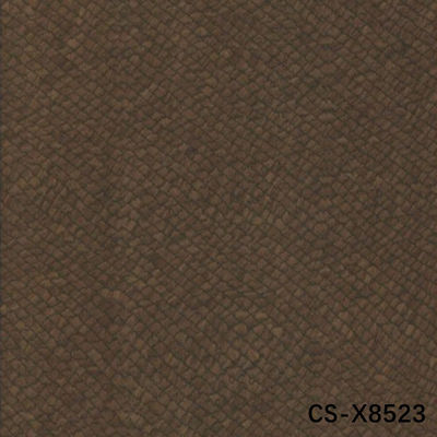 CS-X8523 Furnir Kayu Rekayasa Kulit Buaya Rangka Tekstur 0.15-1.8mm Ketebalan Untuk Wallpaper