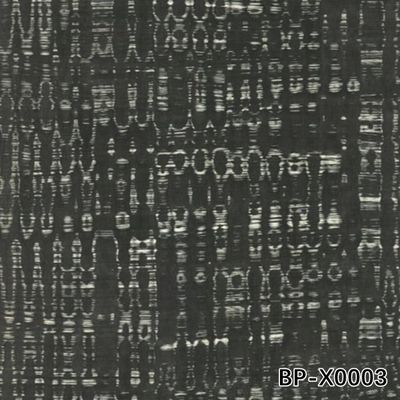 Veneer Kayu Buatan Mutiara Hitam Warna Gelap BP-X0003 Untuk Kulit Pintu Interior 0.15-0.55mm