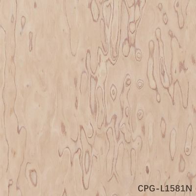 Desain Baru Disesuaikan Insinyur Kayu Veneer Cypress Burl CPG-L1581N Panjang 2500-3100mm Fancy Panel Sheet