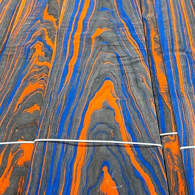 Furnir Kayu Berwarna alami Ramah Lingkungan, Furnir Kayu Dekoratif Iridescent Berwarna Berbagai untuk Panel Furnitur, Pengepakan Dinding & Pembuatan Lemari